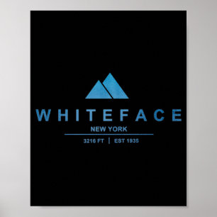 Whiteface Ski Resort New York Poster