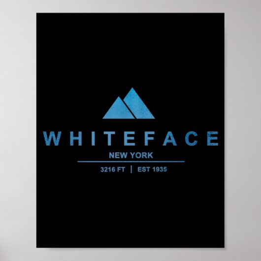 Whiteface Ski Resort New York Poster (Vorne)