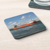 Whitefish Bay Set von 6 harten Untersetzer aus Kun (Linke Seite)