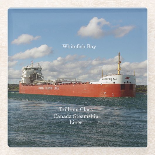 Whitefish Bay Untersetzer (Vorderseite)