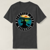 Whitefish Lake Wisconsin Canoeing T-Shirt (Design vorne)
