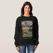 Whitefish Montana MT Glacier Nationalpark Proximi Sweatshirt (Vorne ganz)