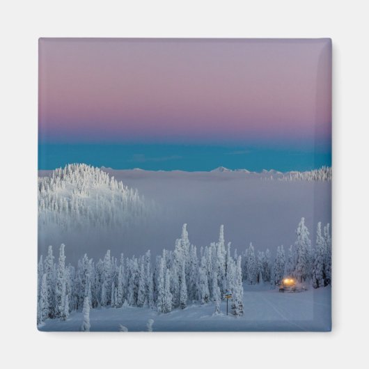 Whitefish Mountain Resort in Whitefish, Montana Magnet (Vorne)