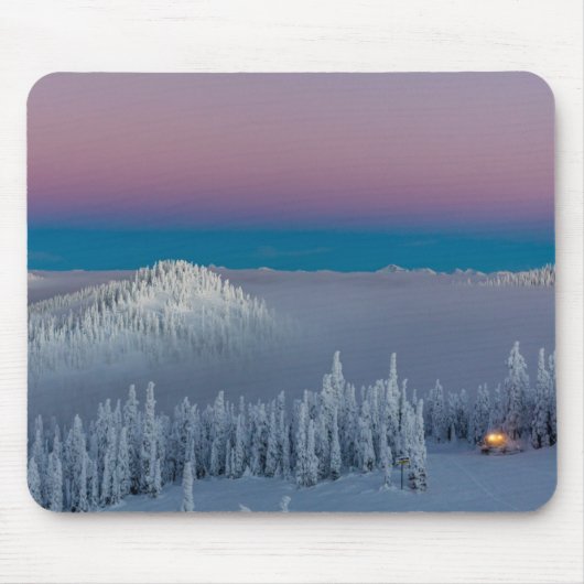 Whitefish Mountain Resort in Whitefish, Montana Mousepad (Vorne)
