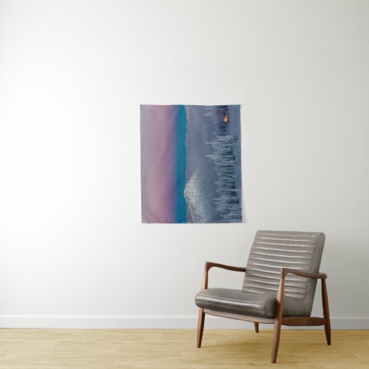 Whitefish Mountain Resort in Whitefish, Montana Wandteppich (Beispiel)