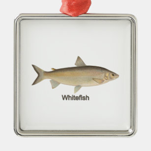 Whitefish Ornament Aus Metall