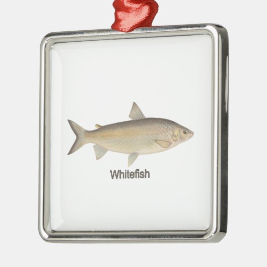 Whitefish Ornament Aus Metall (Links)