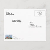 Whitefish Point Leuchtturm Denken Sie an Sie Postkarte (Rückseite)