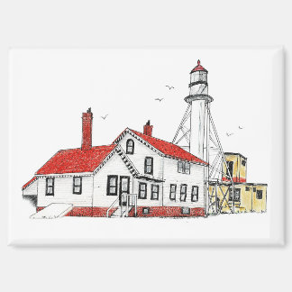 Whitefish Point Leuchtturm Magnet