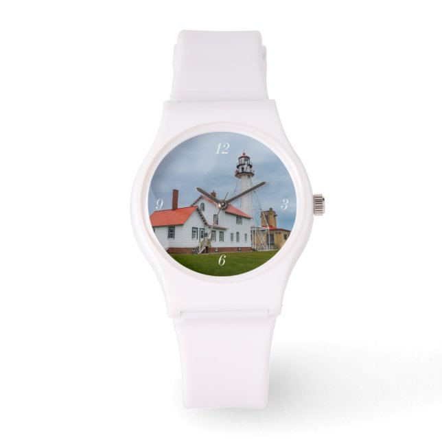Whitefish Point Lighthouse Armbanduhr (Vorderseite)