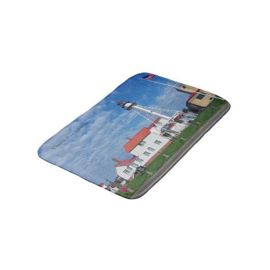 Whitefish Point Lighthouse bathmat Badematte (Schrägansicht)
