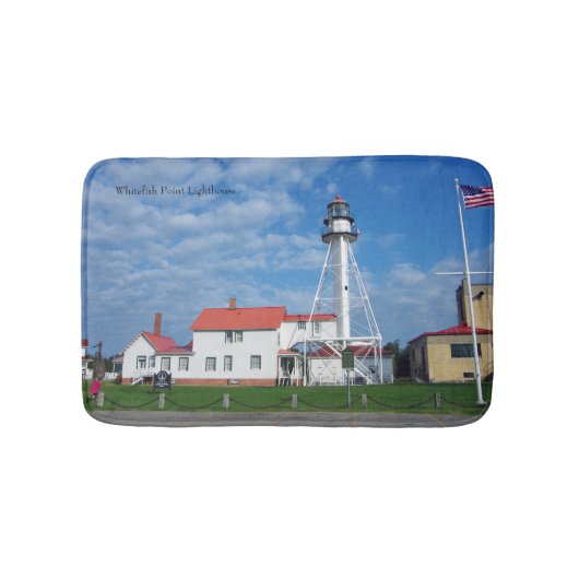 Whitefish Point Lighthouse bathmat Badematte (Vorderseite)