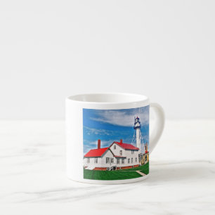 Whitefish Point Lighthouse Espresso Tasse