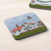 Whitefish Point Lighthouse Getränkeuntersetzer (Linke Seite)