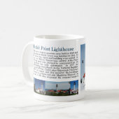 Whitefish Point Lighthouse History Tasse (Vorderseite Links)