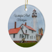 Whitefish Point Lighthouse Keramik Ornament (Links)