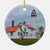 Whitefish Point Lighthouse Keramik Ornament (Hinten)