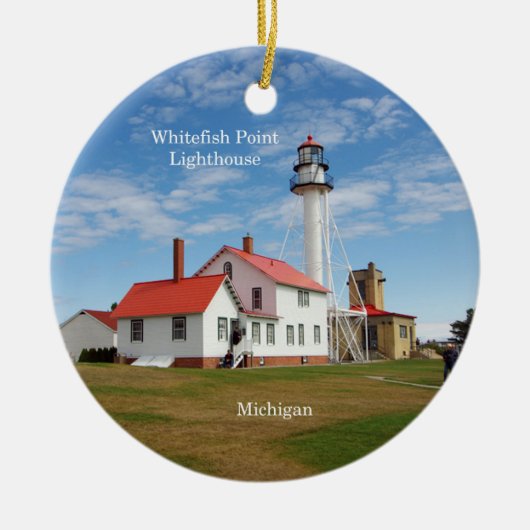 Whitefish Point Lighthouse Ornament (Vorne)