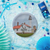 Whitefish Point Lighthouse Pappteller (Party)