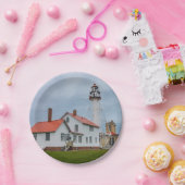 Whitefish Point Lighthouse Pappteller (Party)