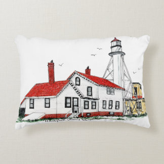 Whitefish Point Lighthouse Pillow Dekokissen