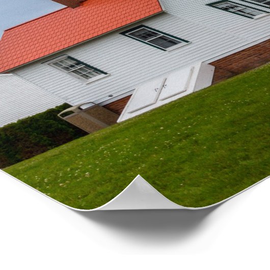Whitefish Point Lighthouse Poster (Ecke)