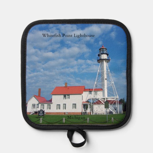 Whitefish Point Lighthouse Potthalter Topflappen (Vorderseite)