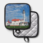 Whitefish Point Lighthouse Potthalter Topflappen (Vorderseite/Rückseite)