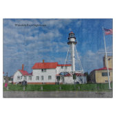 Whitefish Point Lighthouse Schneidbrett Schneidebrett (Vorderseite)
