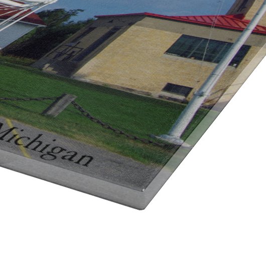 Whitefish Point Lighthouse Schneidbrett Schneidebrett (Ecke)