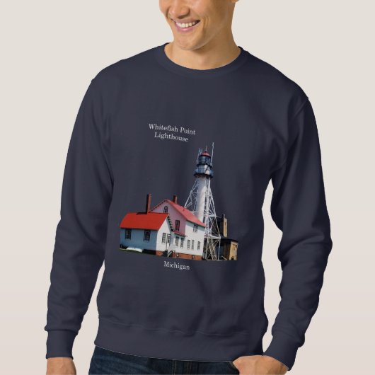 Whitefish Point Lighthouse Shirt dunkel (Vorderseite)