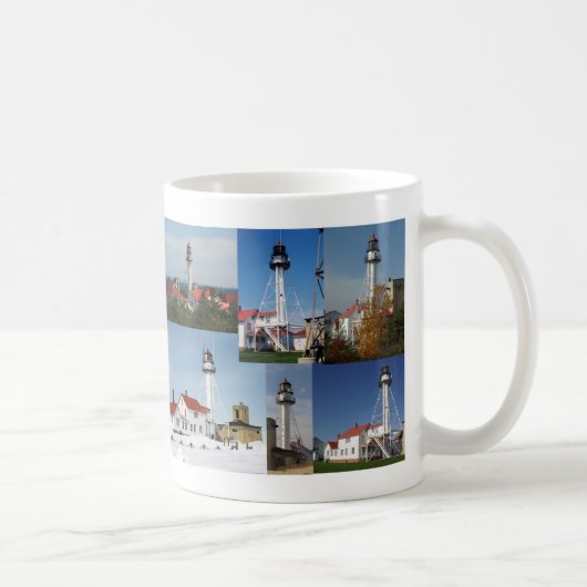 Whitefish Point Lighthouse Tasse zum 150-jährigen  (Rechts)