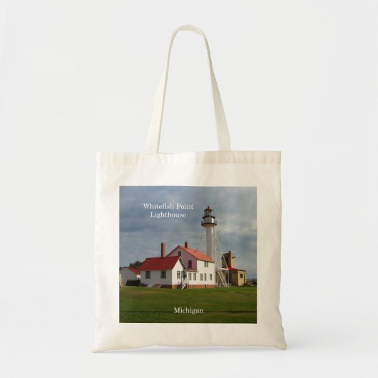 Whitefish Point Lighthouse Totbag Tragetasche (Vorne)