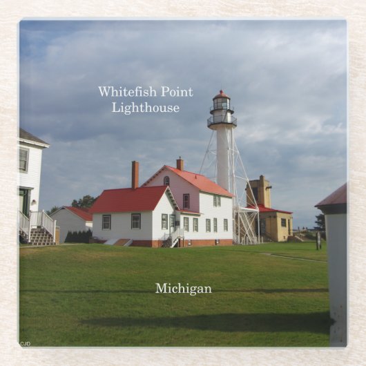 Whitefish Point Lighthouse Untersetzer (Vorderseite)