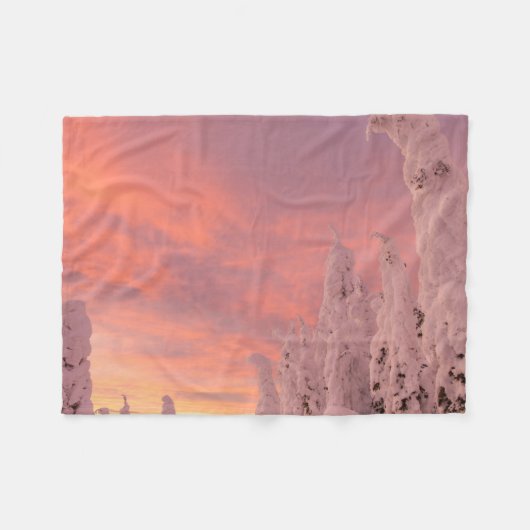 Whitefish Range | Weißfisch, Montana Fleecedecke (Vorderseite (Horizontal))