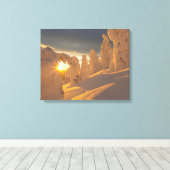 Whitefish Range | Weißfisch, Montana Leinwanddruck (Insitu (Holzboden))