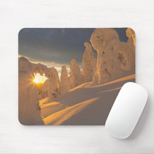 Whitefish Range | Weißfisch, Montana Mousepad (Mit Mouse)