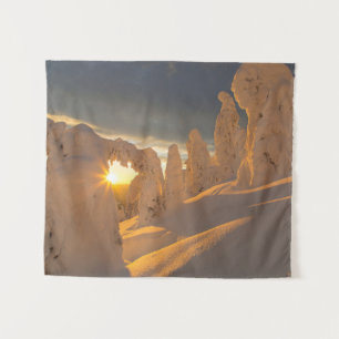 Whitefish Range Weißfisch, Montana Wandteppich