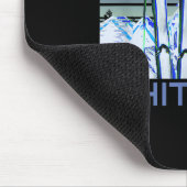 Whitefish Ski Accessories Retro Whitefish Skiing Mousepad (Ecke)