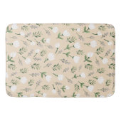 WhiteFloral Skandinavien Badematte (Vorderseite)