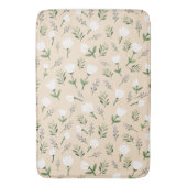 WhiteFloral Skandinavien Badematte (Vorderseite Vertikal)