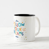 Whiteful Daily Motivation Zitat Zweifarbige Tasse (VorderseiteRechts)