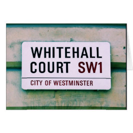 Whitehall Court - City of Westminster Sign