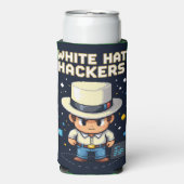 WhiteHat HacKers II Selters Dosenkühler (Seltzer Vorderseite)