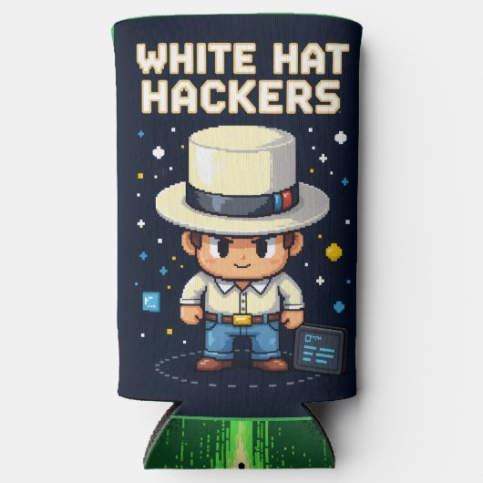 WhiteHat HacKers II Selters Dosenkühler (Vorderseite)