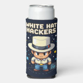 WhiteHat Hackers Selters Dosenkühler (Seltzer Vorderseite)