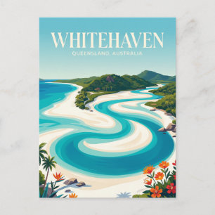 Whitehaven Beach Australien Postkarte