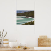 Whitehaven Beach, Hill Inlet, Tounge Point Poster (Küche)