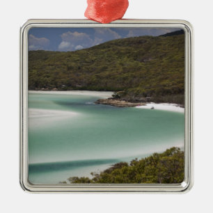 Whitehaven Beach, Hill Inlet, Tounge Point, Silbernes Ornament