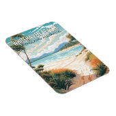 Whitehaven Beach Queensland Australien Reisen Kuns Magnet (Rechte Seite)
